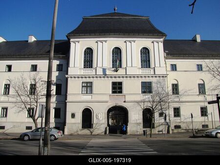 Grammar School - Sátoraljaújhely - Hungary-stock-foto