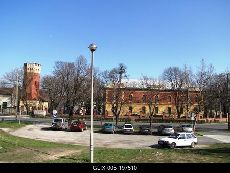 The tobacco factory in Sátoraljaújhely - Hungary-stock-foto