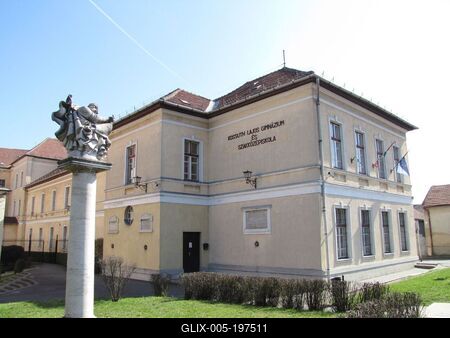 Kossuth Lajos High School - Sátoraljaújhely - Hungary-stock-foto
