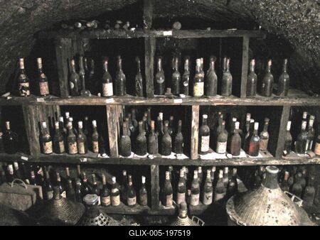 Interior of a wine cellar - Sátoraljaújhely - Hungary-stock-foto