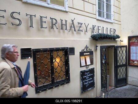 Esterházy Keller - Vienna - Hungarian Restaurant-stock-foto
