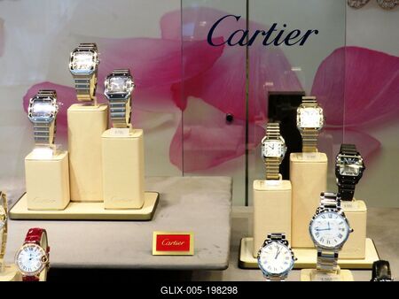 Cartier watches - Vienna - Austria-stock-foto