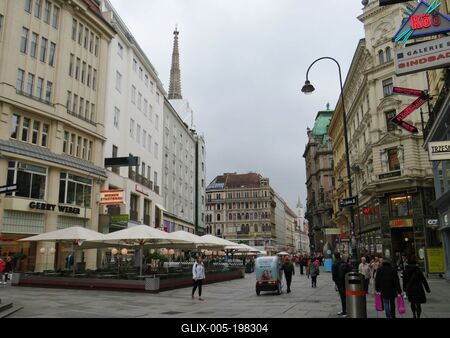 Vienna - Graben - Austria-stock-foto