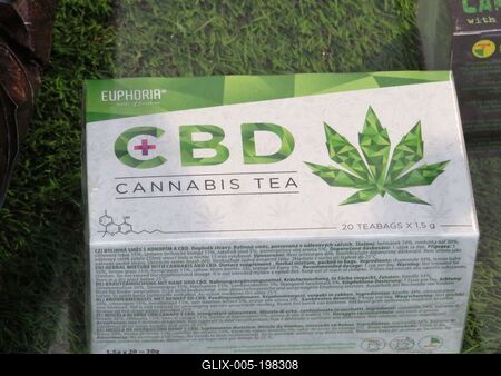 Cannabis tea - Vienna - Austria-stock-foto