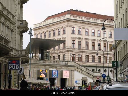 Albertina Galery - Vienna - Austria-stock-foto