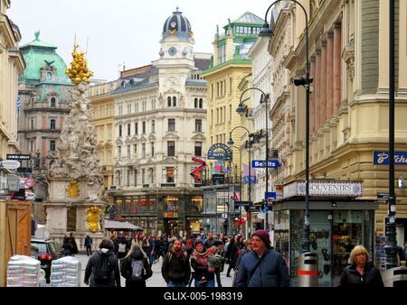 Vienna - Graben - Austria - View-stock-foto