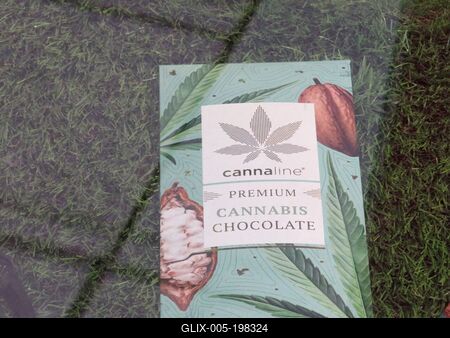 Cannabis chocolate - Vienna - Austria-stock-foto