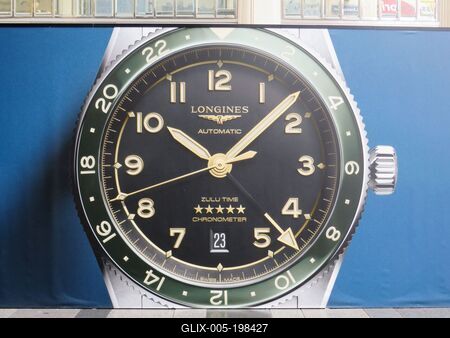 Longines watch advertisement - Vienna - Austria-stock-foto