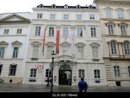 The Austrian National Library - Vienna-stock-foto