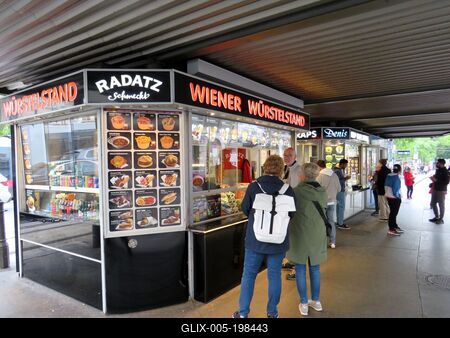 Vienna hot dog - Austria-stock-foto