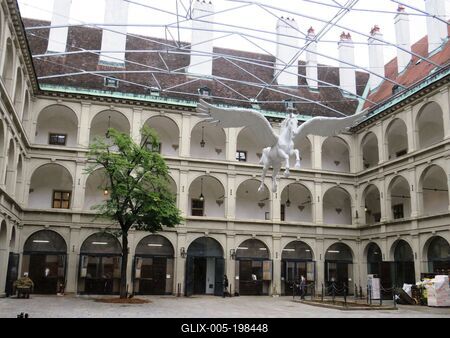 Vienna - Spanish Riding School  museum -  Hofburg.-stock-foto