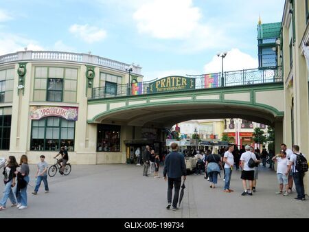 Prater - Vienna - Austria - Amusement-stock-foto