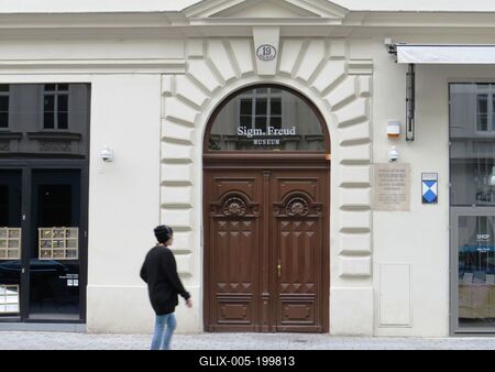 Sigmund Freud Home - Pschoalalysis - Vienna-stock-foto