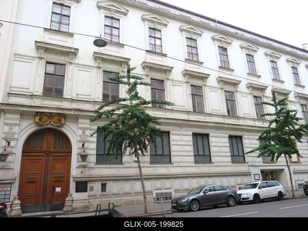 Vienna - Festetics Jenő palace - Berggasse-stock-foto
