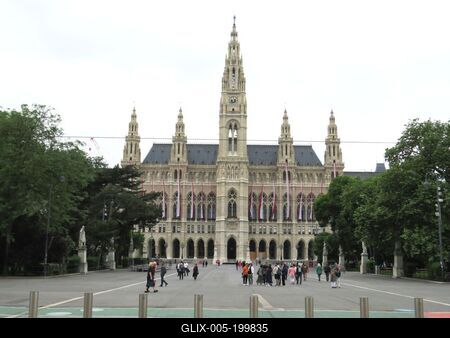 Vienna - City Hall-stock-foto