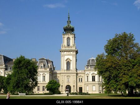 Festetics Castle - Keszthely - Hungary-stock-foto