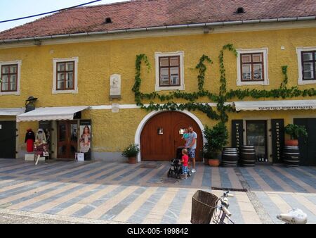 Keszthely - Pethő House - Goldmark House - Hungary-stock-foto