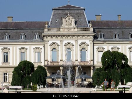 Festetics Castle - Keszthely - Hungary-stock-foto