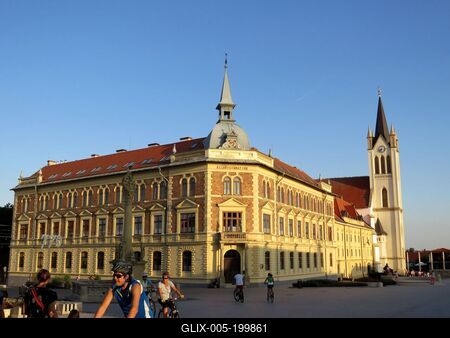 State High School - Keszthely - Hungary-stock-foto
