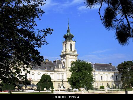 Festetics Castle - Keszthely - Hungary-stock-foto