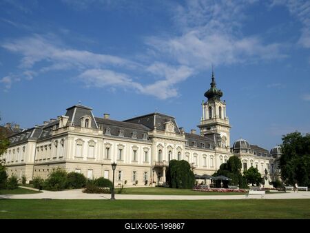 Festetics Castle - Keszthely - Hungary-stock-foto