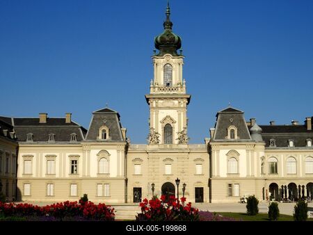 Festetics Castle - Keszthely - Hungary-stock-foto