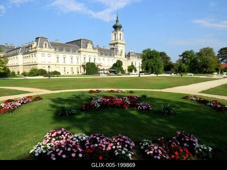 Festetics Castle and Park - Keszthely - Hungary-stock-foto