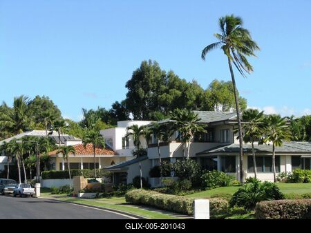 Holiday villas - Maui - Resort - Hawaii - Nature-stock-foto