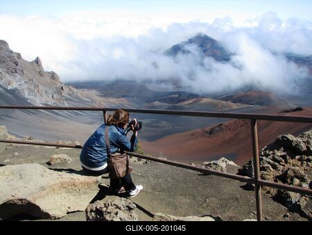 Maui - Hawaii Islands - Haleakala volcano - Nature-stock-foto