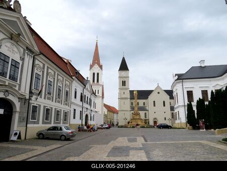 Veszprém - Castle district - Historical center-stock-foto