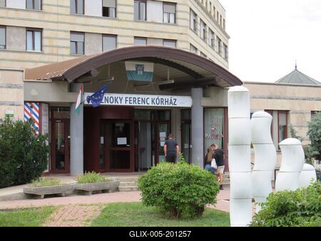 Csolnoky Ferenc Hospital - Veszprém - Hungary-stock-foto