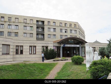 Hospital Csolnoky Ferenc - Veszprém - Hungary-stock-foto