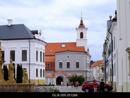 The castle district of Veszprém - Hungary-stock-foto