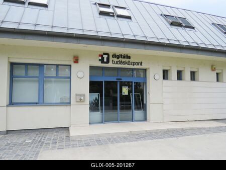 Digital knowledge center in Veszprém - Hungary-stock-foto