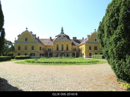 Castle - Nagytétény - Villa Rustica - Budapest-stock-foto