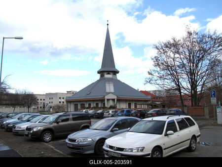 Reformed Church - Makovecz - Dunaszerdahely - Slovakia-stock-foto