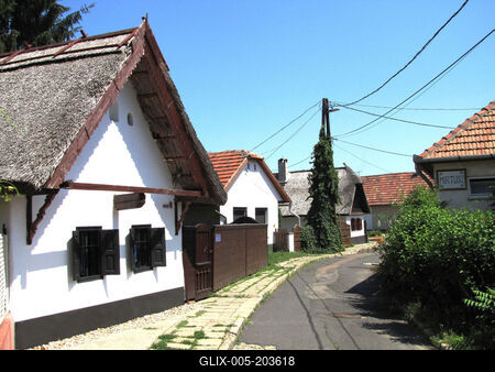 Mezőkövesd - Hadas Fraternity district - Hungary-stock-foto