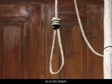 Gibbet rope - Museum - Várpalota - Hungary-stock-foto