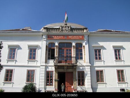 Várpalota - Hungary - Trianon Museum-stock-foto