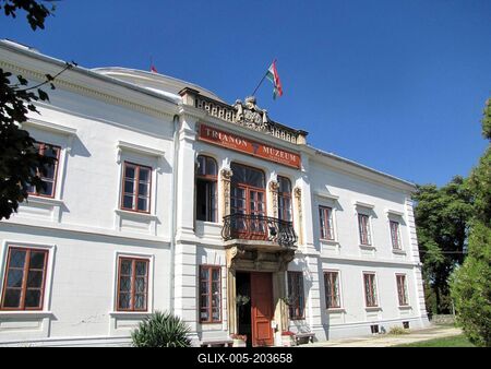 Trianon Museum - Zichy Castle - Várpalota - Hungary-stock-foto