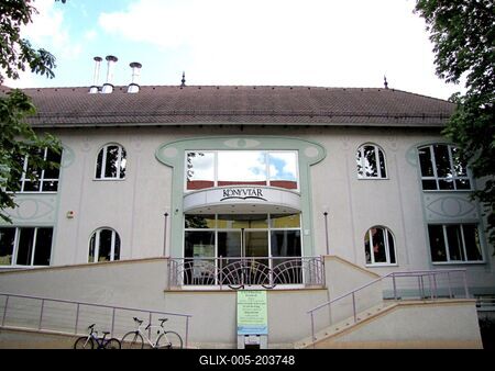 Nagykanizsa - Library - Hungary-stock-foto