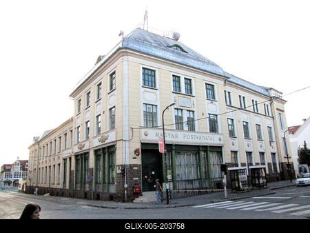 Nagykanizsa - Poste office - Hungary-stock-foto