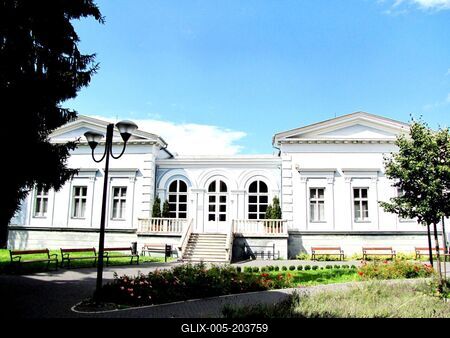 House of Arts - Little Castle - Nagykanizsa - Hungary-stock-foto
