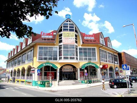 Shoping center - Nagykanizsa - Hungary-stock-foto