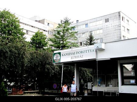 The Dorottya Hospital in Nagykanizsa - Hungary-stock-foto