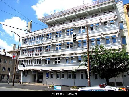 The building of the Nagykanizsa police station - Hungary-stock-foto