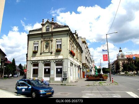 Confectionary in Nagykanizsa - Hungary-stock-foto