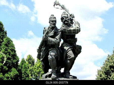 WWI monument - Nagykanizsa - Hungary-stock-foto