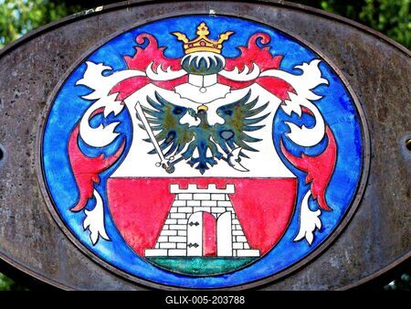 Nagykanizsa city coat of arms - Hungary-stock-foto