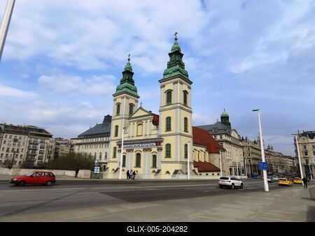 Inner City Church - Budapest - Soul-stock-foto